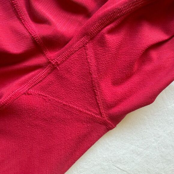 Outdoor Voices TechSweat Crop Top Bra 7/8 Flex Legging Set Pink Red Size L Large - Picture 13 of 16